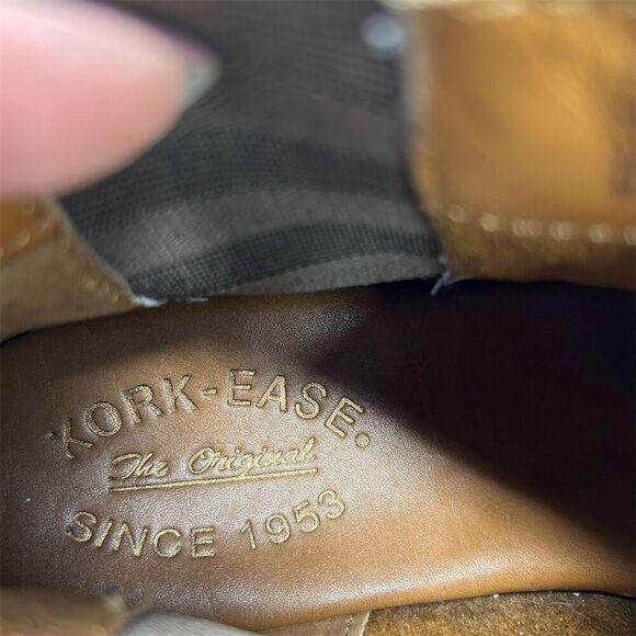 Kork-Ease Women's Slip-On Brown Leather Chelsea Ankle Boots Size 7.5 - Picture 12 of 12